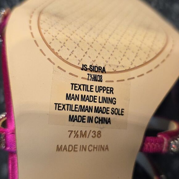 BRAND NEW JESSICA SIMPSON WOMEN'S SIDRA RHINESSTONE STILETTO HEEL SANDAL - Picture 15 of 16